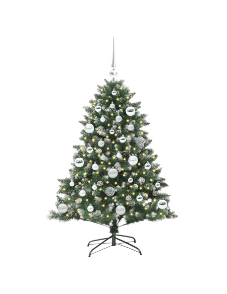 Albero di Natale artificiale con 150 LED Verde 85 x 85 x 120 cm