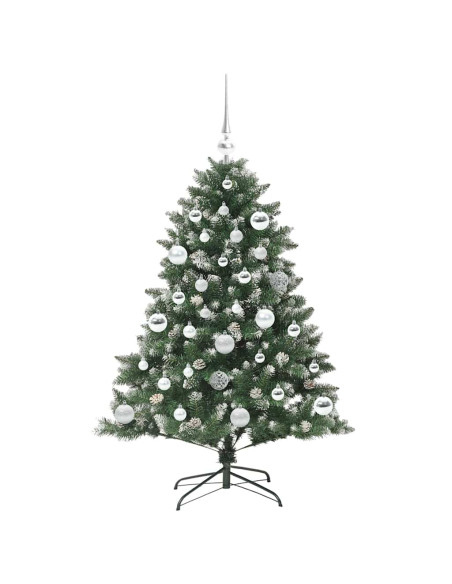 Albero di Natale artificiale con 150 LED Verde 85 x 85 x 120 cm