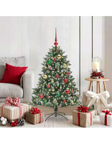 Albero di Natale artificiale con 150 LED Verde 85 x 85 x 120 cm