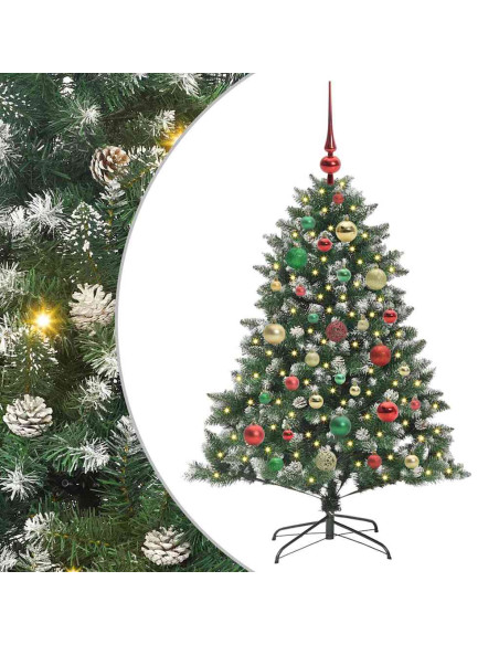 Albero di Natale artificiale con 150 LED Verde 85 x 85 x 120 cm