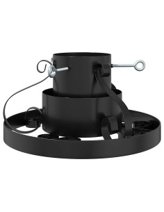 Supporto per Albero di Natale Nero 40 x 40 x 21 cm Acciaio