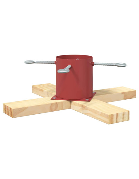 Supporto per Albero di Natale 1.73 Rosso 50 x 50 x 16 cm