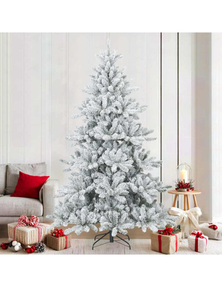Albero di Natale Moderno Artificiale con Rami Alias Bianco