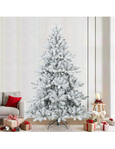 Albero di Natale Moderno Artificiale con Rami Alias Bianco