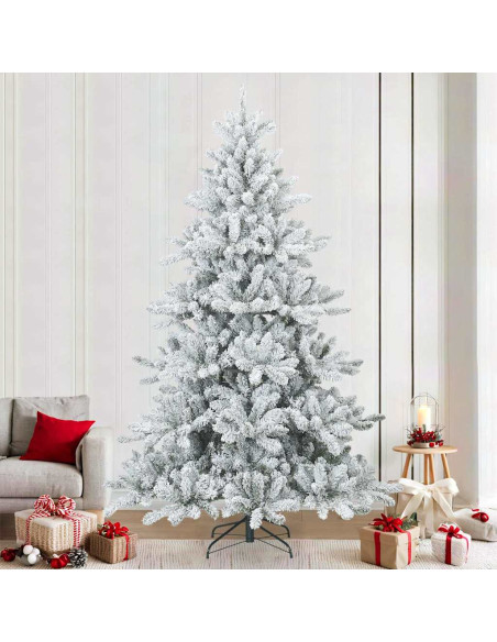 Albero di Natale Moderno Artificiale con Rami Alias Bianco