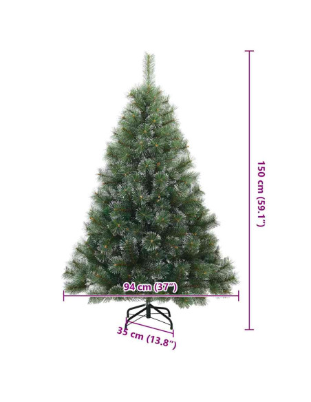 Albero di Natale Moderno Artificiale con Rami Alias Bianco