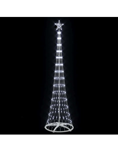 Albero di Natale LED Bianco freddo 138.5 x 138.5 x 399 cm