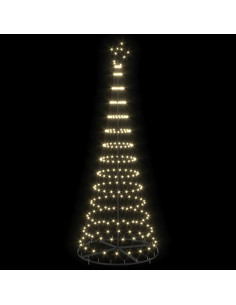 Albero di Natale LED Bianco caldo 138.5 x 138.5 x 399 cm