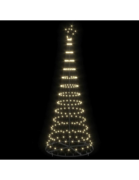 Albero di Natale LED Bianco caldo 138.5 x 138.5 x 399 cm