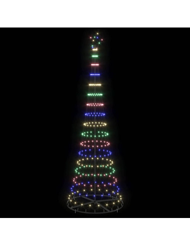 Albero di Natale LED con 355 LED Multicolore 302,5 cm Metallo