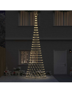 Albero di Natale LED Bianco caldo 138.5 x 138.5 x 399 cm