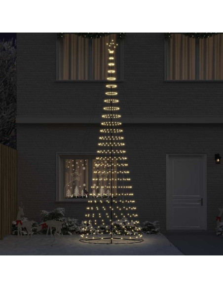 Albero di Natale LED Bianco caldo 138.5 x 138.5 x 399 cm
