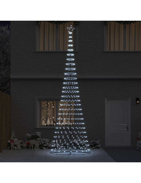 Albero di Natale LED Bianco freddo 138.5 x 138.5 x 399 cm
