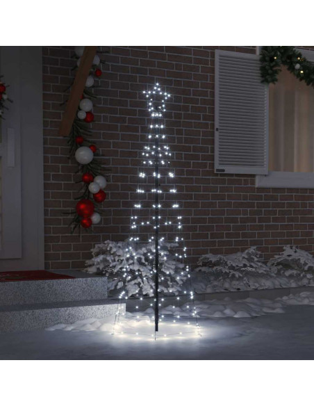 Albero di Natale LED con 390 LED Bianco freddo 250 cm Ferro