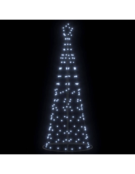Albero di Natale LED con 390 LED Bianco freddo 250 cm Ferro