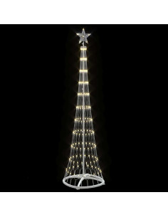 Albero di Natale LED Bianco caldo 138.5 x 138.5 x 399 cm