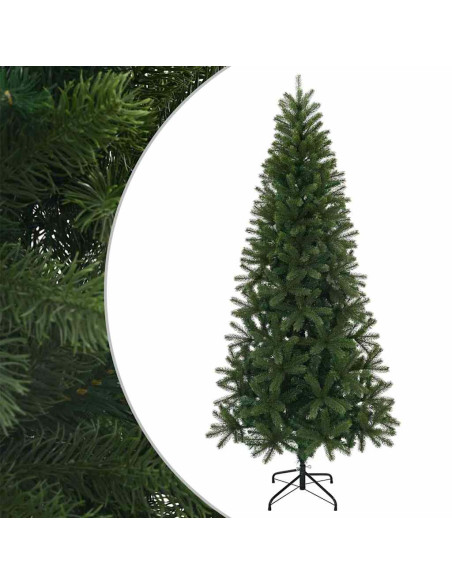 Albero di Natale artificiale Verde 210 cm PVC, PE e acciaio