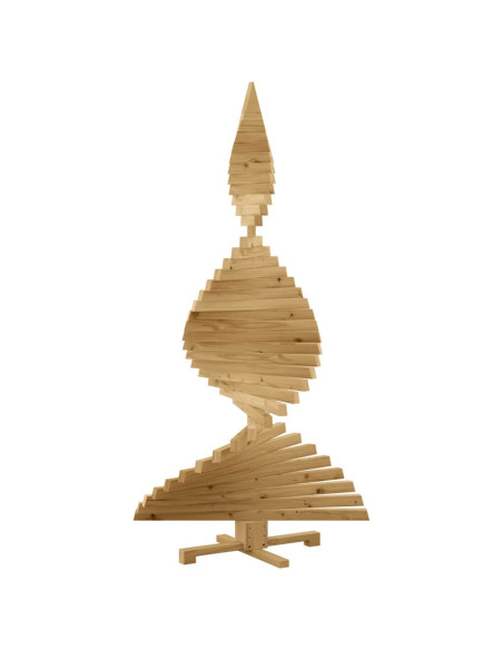 Alberi di Natale Marrone 180 cm Legno di pino massello