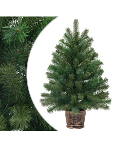 Albero di Natale artificiale Verde 75 cm PVC, PE e acciaio