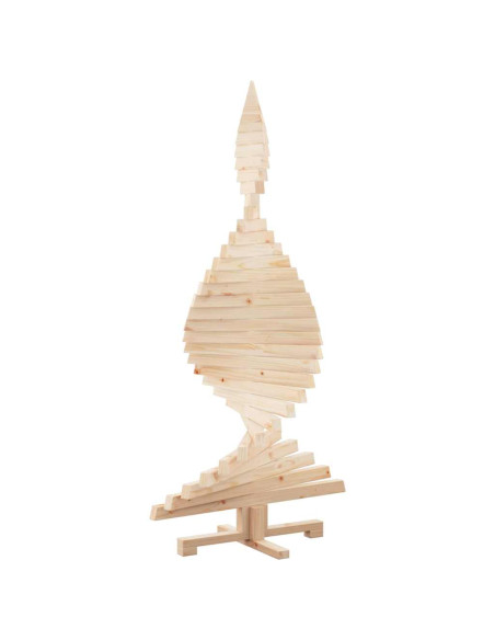 Alberi di Natale Naturale 150 cm Legno di pino massello