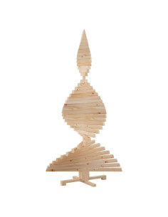 Alberi di Natale Naturale 180 cm Legno di pino massello