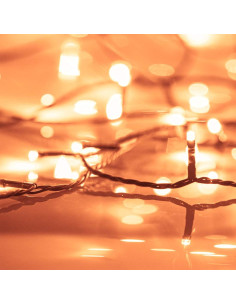 Albero di Natale artificiale con 300 LED Verde 240 cm PE e PVC