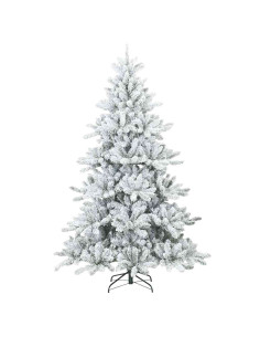 Albero di Natale Artificiale con Rami Pieghevoli Bianco 240 cm