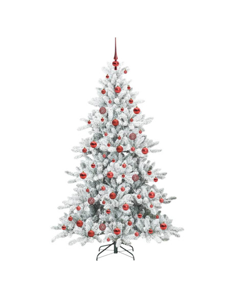 Albero di Natale Artificiale con Rami Pieghevoli 180cm PVC
