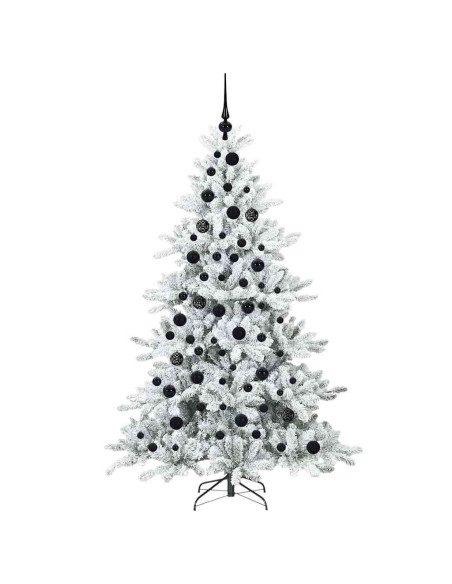 Albero di Natale Artificiale con Rami Pieghevoli 180cm PVC