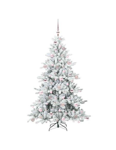 Albero di Natale Artificiale con Rami Pieghevoli 180cm PVC