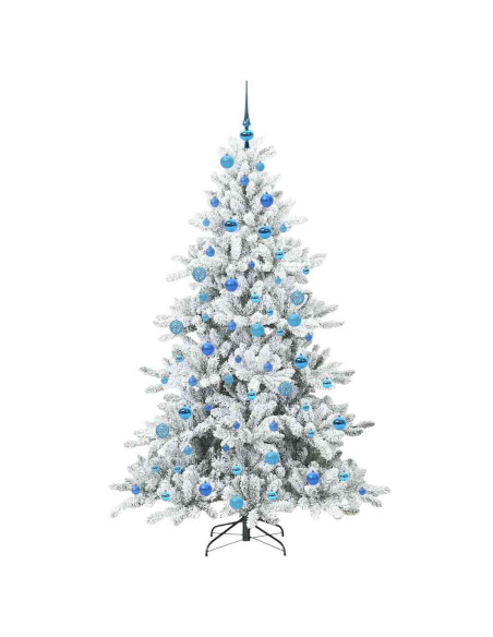 Albero di Natale Artificiale con Rami Pieghevoli 180 cm PVC