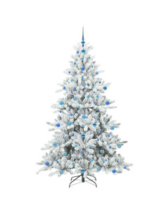 Albero di Natale Artificiale con Rami Pieghevoli 210cm PVC
