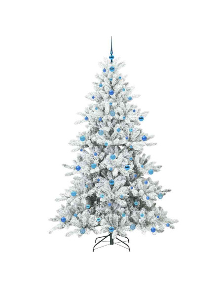 Albero di Natale Artificiale con Rami Pieghevoli 210cm PVC