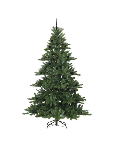 Albero di Natale Artificiale con Rami Pieghevoli Verde 240 cm