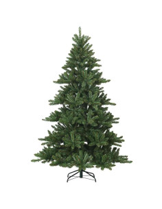 Albero di Natale Artificiale con Rami Pieghevoli Verde 210 cm