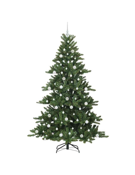 Albero di Natale Artificiale con Rami Pieghevoli 210cm PVC