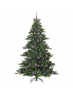 Albero di Natale Artificiale con Rami Pieghevoli 210cm PVC