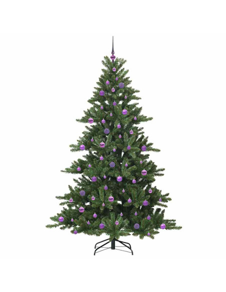 Albero di Natale Artificiale con Rami Pieghevoli 210cm PVC