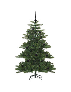 Albero di Natale Artificiale con Rami Pieghevoli 150cm PVC