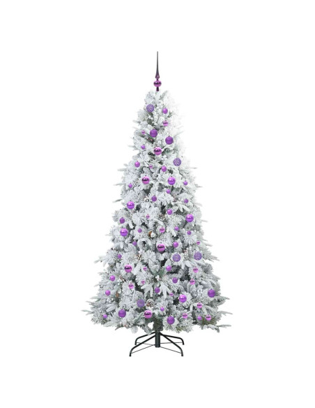 Albero di Natale Artificiale con Rami Pieghevoli Verde 180 cm