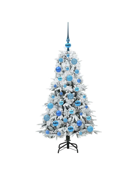 Albero di Natale Artificiale con Rami Pieghevoli Verde 120 cm