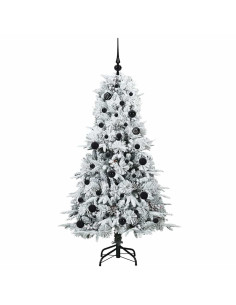 Albero di Natale Artificiale con Rami Pieghevoli Verde 150 cm