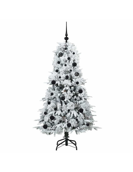 Albero di Natale Artificiale con Rami Pieghevoli Verde 150 cm