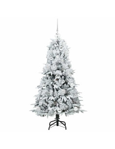 Albero di Natale Artificiale con Rami Pieghevoli Verde 150 cm