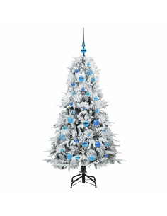 Albero di Natale Artificiale con Rami Pieghevoli Verde 150 cm