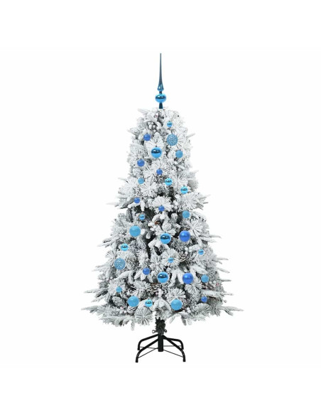 Albero di Natale Artificiale con Rami Pieghevoli Verde 150 cm