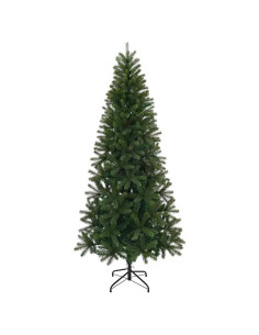 Albero di Natale artificiale con 300 LED Verde 240 cm PE e PVC