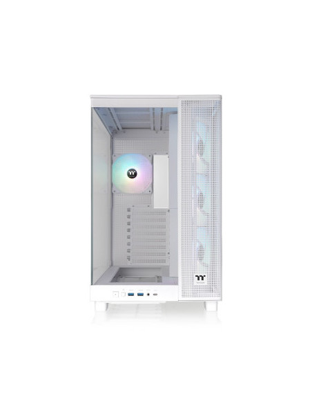 THERMALTAKE CASE M.TOWER VIEW 380 XL 2*TG ARGB SNOE 4*120MM FAN WHITE