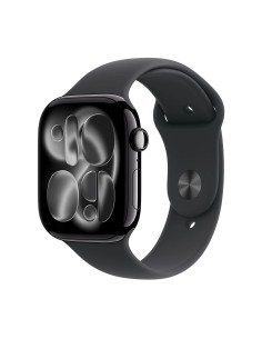 APPLE WATCH SERIES 11GPS + CELLULAR 46MMJET BLACK ALUMINIUM CASE WITH BLACK SPORT BAND - M/L