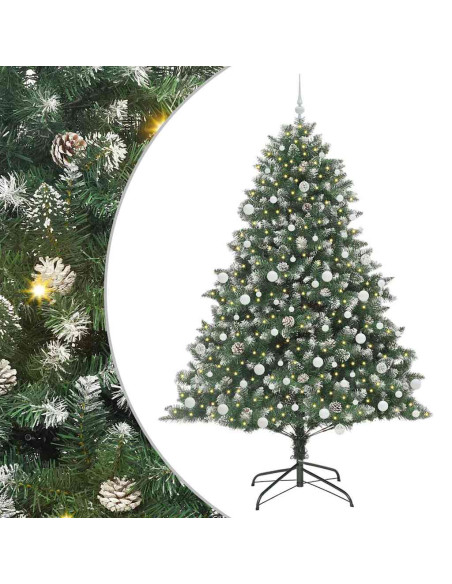 Albero di Natale artificiale Verde 140 x 140 x 210 cm